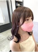 【インナーカラー×グラデーション】ラベンダーパープル