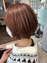 クララ ジャパン クラノウエ(CLALA JAPAN Kuranoue)&nbsp;オレンジブラウンハイライト