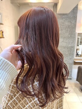 センスヘア(SENSE Hair) 春先取り！ブリーチなし明るめピンクベージュ