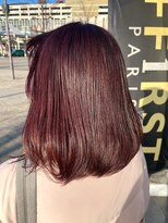 コワファースト 大分(COIFF1RST) ツヤ髪ピンクパープルカラー