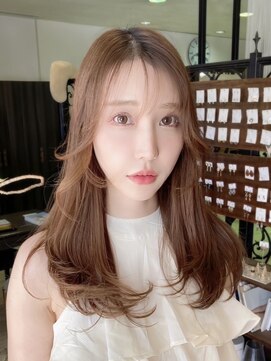 マイ ヘア デザイン 岡崎(MY hair design) 前髪/マチルダボブ/ピンクベージュ/インナーグレージュ/岡崎