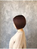 オレンジブラウン ＋ ボブ