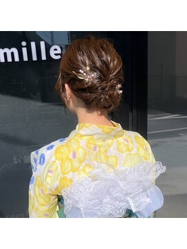 ミル(1001 mille) 浴衣ヘアセット/浴衣ヘアアレンジ/浴衣着付け/花火着付け