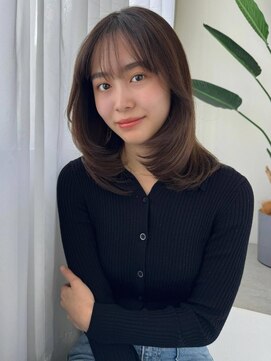 ソヨン 有田川店(SOYON) ミストバング×小顔ミディアムボブ