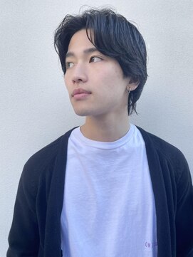 ネオリーブアピ 池袋店(Neolive api) 【ゆるパーマ×センターパート】池袋髪質改善