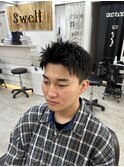 #ベリーショート#ダークアッシュ#ニュアンスパーマ#韓国マッシュ