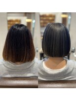 シンズ 仏生山店(SHIN'S)&nbsp;アンブレラカラー×ボブ