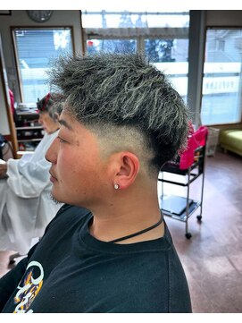 ポプラル(POPULAR) ツイストパーマ/メッシュ