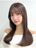 ショコラブラウン×ストレート◎