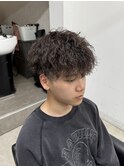 【ツイストスパイラルパーマ】【ツイスパ】【メンズパーマ】