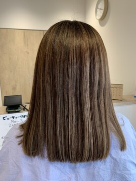 アズールサン 草加西口店(azule-sun) ハイライト　ベージュ