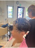お手入れ楽々ツーブロック