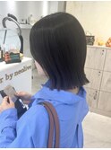 くびれヘア縮毛矯正アプリコットオレンジ夏ハイライト《用賀》