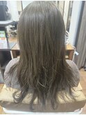 白髪染めもOK☆カーキベージュ