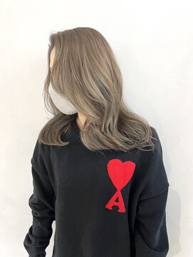 マスカリ(muscali) くびれヘア#ハイライトカラー#アプリコットオレンジベージュb63