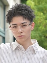 フィフス 原宿(fifth)&nbsp;原宿渋谷スパイキーパーマ刈り上げショートアップバング大人ヘア