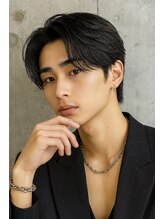 《*ヘアデザイン紹介*》髪が短めのスタイルに波巻きスパイラルパーマで、より清潔感のあるヘアに*[松戸駅]