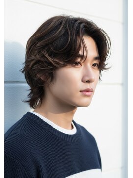 ネオリーブアーチ 武蔵小山店(Neolive arch) センターパート/ニュアンスパーマ/マッシュ/武蔵小山