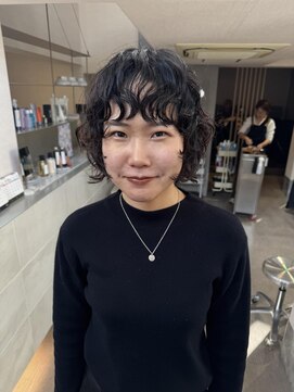 キピ(KIPI) 【トオル】カーリーボブウルフ/脱縮毛矯正デジパ