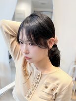 コアレス キョウト(COALESS kyoto)&nbsp;韓国ヘア/レイヤーカット/顔まわりカット/Instagram @ken__gucci