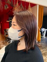 ニコ(nico)&nbsp;ミディアムボブ×オーキッドベージュ