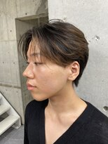 サイン メンズ 渋谷(SIGN men's)&nbsp;フェザーパーマダウンパーマニュアンスパーマセンターパート 