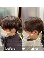 エノア 青山(ENORE) メンズ縮毛矯正/曲がる縮毛矯正/メンズ髪質改善/メンズカット