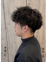 ヘアーリゾートノーブル(Hair Resort Noble) 【ツイストスパイラルパーマ】メンズショートツーブロック