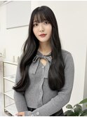 《EleRe》美髪黒髪ゆる巻きロング