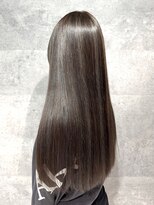 バランス 新宿(balance)&nbsp;☆大人可愛い☆小顔ロング×ダークハイライト×艶カラー