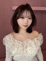 ボタン コロン 表参道 原宿(VOTAN COLON)&nbsp;ハッシュカット/韓国レイヤー/ミディアムレイヤー/原宿/顔まわり