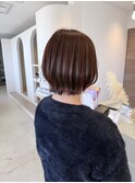 大人ボブ × ツヤブラウン