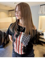ニコフクオカヘアーメイク(NIKO Fukuoka Hair Make)&nbsp;ミルクティーベージュ/レイヤーカット