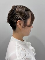 アリュア(Allure)&nbsp;結婚式ヘア/ショートヘアアレンジ/お呼ばれヘア