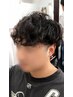 メンズデザインカット+メンズパーマ+濃密トリートメント¥15000→¥13000