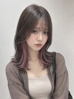 リア(Li'a by neolive)&nbsp;顔周りレイヤー × インナーラベンダー