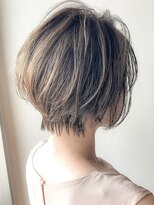 アグ ヘアー ロナック 宇都宮西川田店(Agu hair ronach)&nbsp;《Agu hair》大人かわいいハイライトショート 小顔ボブ