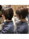 美髪丸みショート