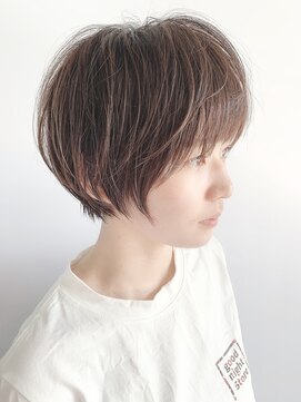 ステアケース 武蔵小杉店(stair:case) 2022年春夏丸みマッシュショートナチュラルハイライトカラー