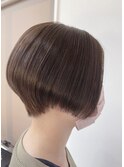 【ハンサムショート】×【アッシュグレージュ】