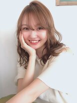 クシュ 所沢東口店(kusyu...) ペールベージュセクションカラーグラデーションカラー外ハネボブ