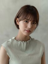 オースティン 流山おおたかの森(AUSTIN)&nbsp;大人かわいい前髪セシルカットココアブラウンフリンジウェーブ