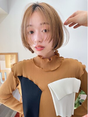 印象を左右する顔周りのカット◆フロントデザインで魅せるこなれたhairは《Lit》にお任せ☆