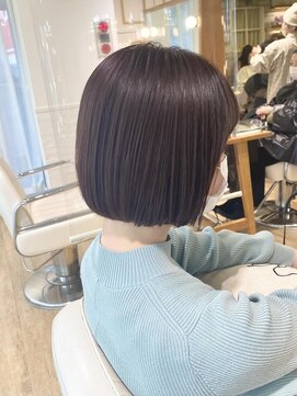 ネオリーブ チロル 横浜西口店(Neolive CiroL.) ボブ ミニボブ ラベンダーピンク 暖色カラー