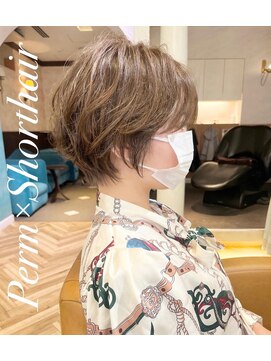 ロンド 銀座(Lond) ☆春日☆イメチェン外ハネボブ美髪ワイドバングレイヤーショート