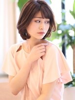 25歳からの【毛先パーマ /黒髪/ことりベージュ】