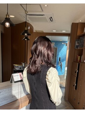 アース 三田南ウッディタウン店(HAIR&MAKE EARTH) 【艶感★ヨシンモリ】韓国 髪型 大人可愛いウェーブ巻き髪