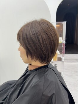ムウ(Mu.)の写真/【大治/半個室型】マンツーマンで色持ちの良さ×艶感が叶う白髪染めが大好評＊リタッチクーポンも◎