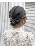 結婚式お呼ばれヘアアレンジ