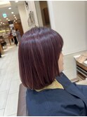 ボブ　ベリーピンク